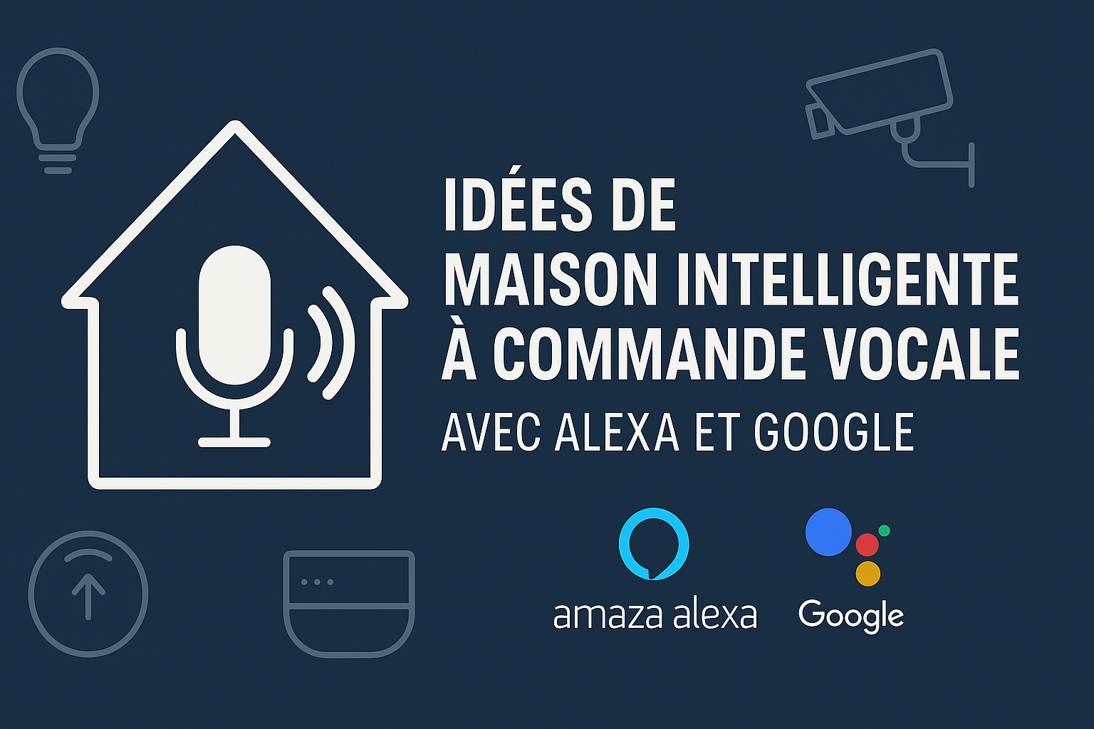 Idées de Maison Intelligente à Commande Vocale avec Alexa et Google : Transformez Votre Quotidien
